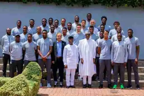 “With Determination, Nothing Is Impossible” – President Buhari Congratulates Super Eagles For Defeating Iceland